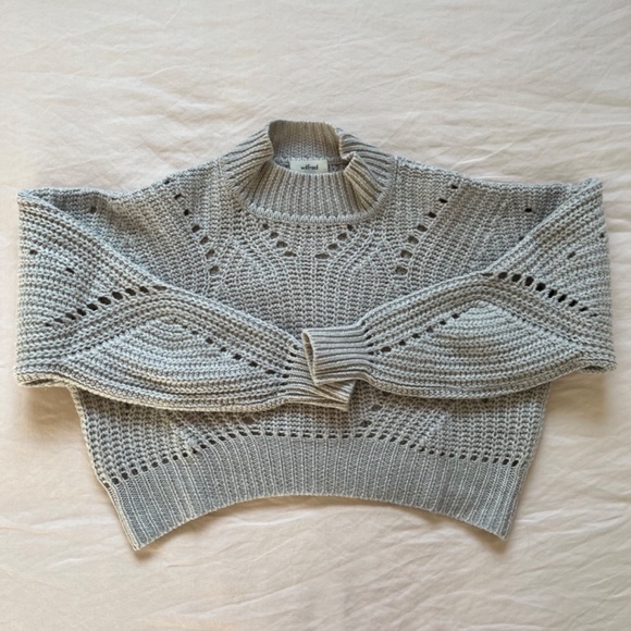 Aritzia Wilfred⎜GOULAINE SWEATER⎜HEATHER BIRCH - Picture 7 of 13